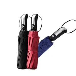 Automatic Windproof 3-Fold Business Umbrella With Auto Open Close