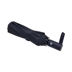 Automatic Windproof Travel Umbrella Portable Three-Folding Lightweight Compact Alloy Ribs