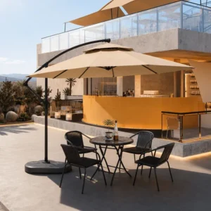 Awning Factory Outdoor Patio Umbrella Banana Umbrella for Commercial Shop Display Camping and Terrace Sun Shade Canopy