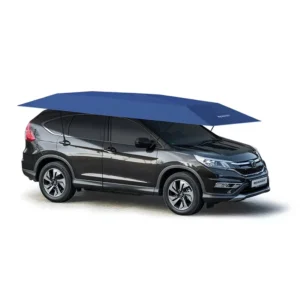 BSCI-Certified 4.2m Automatic Car Umbrella with Telescopic Windshield Sunshade