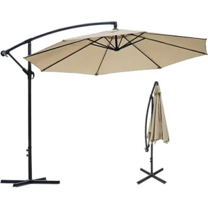 Banana Pool Umbrella Windproof Outdoor Patio Umbrella