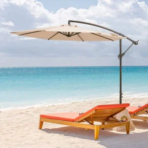 Banana Windproof Waterproof Garden Cantilever Hanging Canopy Base for Outdoor Balcony Sunshade Umbrella