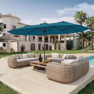 Base Included Garden Canopy Sunshade Beach Extra Wide Umbrella