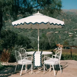 Beach Mid-Pole Umbrella Flower Wedding Decoration Custom Jumbo Print Wall-Mounted Outdoor Umbrella