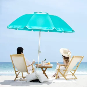 Beach Umbrella 10Ft Commercial High End Twist-Tilt Light Luxury Garden Umbrella Parasol
