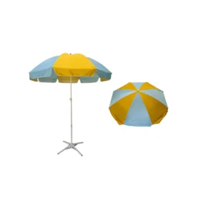Beach Umbrella 160cm Small Sun Parasol 210D Oxford Fabric UV Protected for Garden Patio