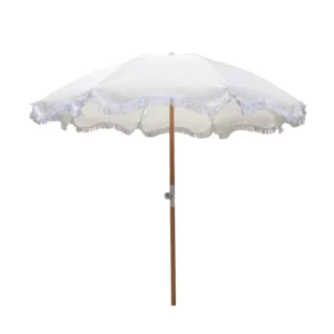 Beach Umbrella with Tassels and Fringe