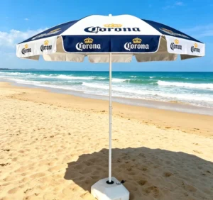 Beer UV Protection 2.6m Beach Parasol
