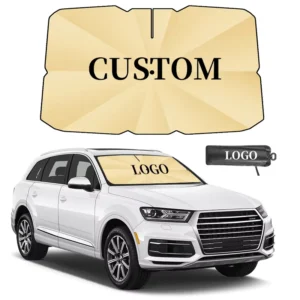 Bent Rod Car Windshield Sunshade Umbrella, No Installation Required
