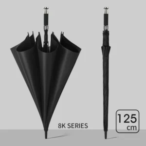 Big 8k Rib Golf Rain Umbrella UV Protection Semi Automatic Golf Umbrella