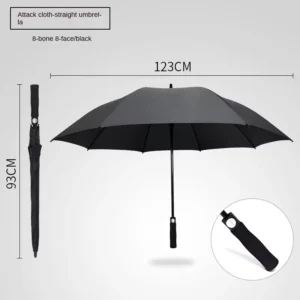 Big Golf Umbrella 27 Inch Large Windproof Logo Printing Custom Straight Automatic