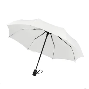 Big Reverse Folding Automatic Dance Child White Umbrella