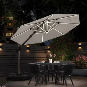 Big Size Bali Outdoor Patio Furniture Umbrella Garden Parasol Solar Pool Beach Market Sun Umbrella