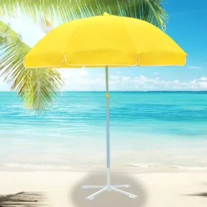 Big Size Wind Resistant Heavy Duty Manual Open Beach Parasol Umbrella