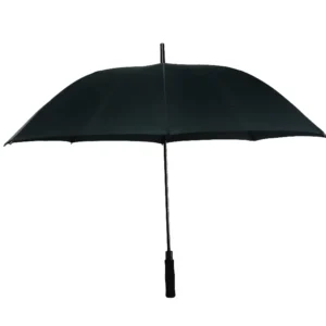Black Business Golf Umbrella 210T Pongee Waterproof Canopy Large Automatic Open Straight Parasol for Men