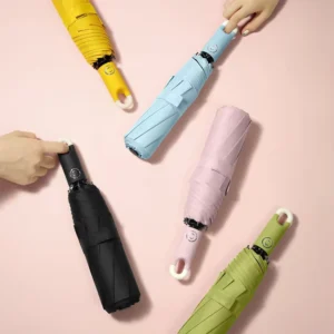Black Coating Automatic Umbrella for Sun and Rain