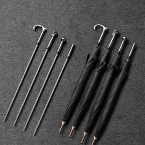 Black Stick Cane Umbrella