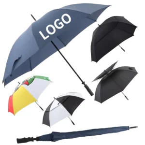 Blue Manual Umbrella Windproof Waterproof UV Proof Sun Shade Outdoor Golf Parasol Rain Umbrella