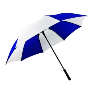 Blue and White Golf Umbrella 22 Inch EVA Handle
