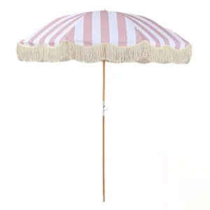 Supplier Custom Logo Wooden Advertising Umbrella, Easy Carry, Canvas, Rainproof, High Strength, Straight Umbrella