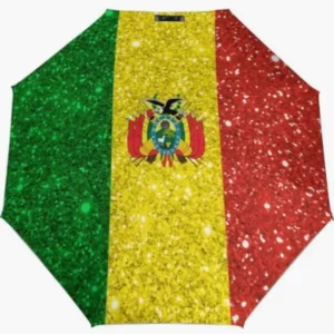 Bolivia National Flag Themed Fully Automatic Folding Umbrella