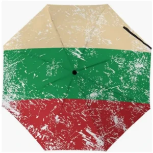 Bulgaria Country-Themed Flag Series Fully Automatic Folding Umbrella