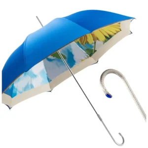 Business Gift Double-Layer Manual Straight Umbrella