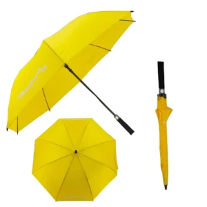 Business Golf Umbrella EVA Handle Semi Automatic Pongee 190T 8 Ribs Classic