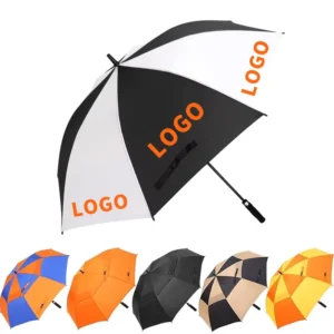 Business Logo Print Golf Umbrella Custom Waterproof Personalized Travel Umbrella