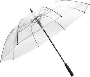 Buy Bulk Chinese Promotional Good Quality Straight EVA Handle 30 Inch Clear PVC POE Transparent Golf Umbrella