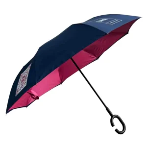 C-Handle Reverse Umbrella, Waterproof, Windproof