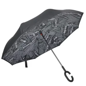 C-Type Handle Windproof Double-Layer Reverse Inverted Umbrella