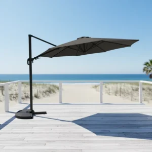 Cafe Outdoor Dining Set Traditional Patio Beach Big Umbrella Outdoor Garden Umbrella