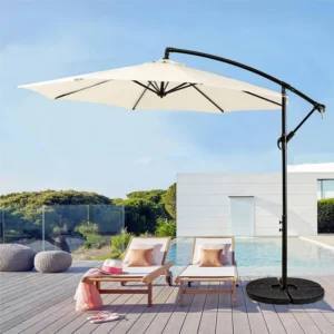 Cantilever Banana Patio Umbrella for Gardens Hotels Restaurants Parks and Courtyards