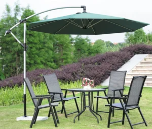 Cantilever Outdoor Patio Umbrella Garden Parasol Banana Cantilever Sun Shade Outdoor Hanging Umbrella Patio