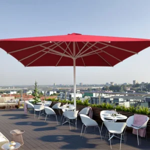 Cantilever Patio Umbrella with Offset Hanging Design for Garden and Restaurants