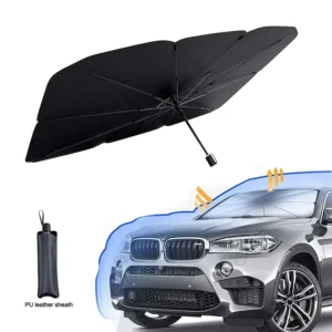 Car Sunshade Umbrella Foldable Strong Support Heat Sun Visor Protector