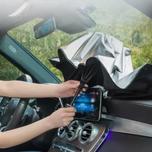 Car Sunshade Umbrella UV Protection Portable Car Window Solar Sunshade Umbrella