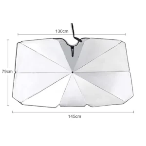 Car Sunshade Umbrella with UV Protection, Portable Car Window Solar Shade