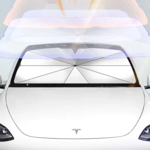 Car Umbrella Sunshade with Silver Coating, Folding, Easy to Carry, Big Size, From China Factory