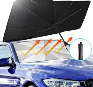Car Windshield Sun Shade Visor Protector UV Blocking Front Window Umbrella Sunshade