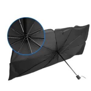 Car Windshield Sunshade Umbrella With Escape Safety Hammer Folding Car Sun Shade Parasol