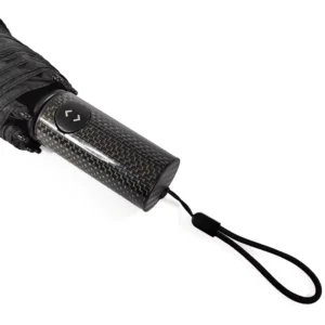 Carbon Fiber Durable Lightweight Sun-Protected Three-Folding Automatic Umbrella, 97cm Diameter, 8 Ribs