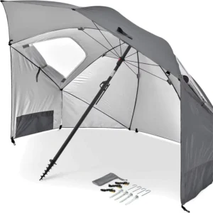 Carp Fishing Umbrella with Shelter, Parasol for Outdoor Camping, Oxford Fabric, Custom