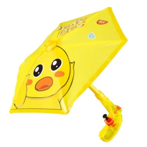 Cartoon Duck Umbrella Water Gun Outdoor Press-Type Squirt Gun Summer Water Spray Toy