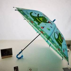 Cartoon Kids Umbrellas EVA Transparent Modern Dual-Folding Umbrella with Full Printing Cartoon Design Plastic Handle