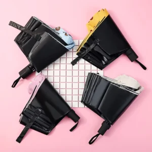 Cartoon Vinyl Three-Fold Manual Umbrella for Sun and Rain with Advertising Printing