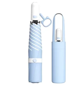 Cat Paw Print Sun Umbrella UV Protection Folding One-Touch Automatic Open/Close Lightweight Compact Windproof Water-Resistant Umbrella