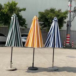 Center-Pole Market Patio Umbrella with Base