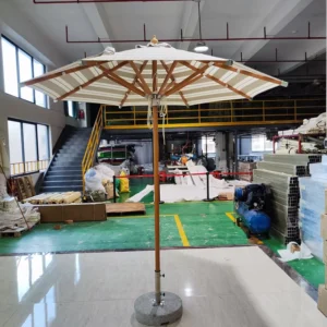 Center Pole Umbrella for Shade Areas